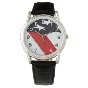 Amerikansk flagga armbandsur