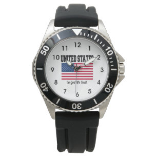 Amerikansk flagga armbandsur