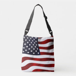 Amerikansk Flagga Axelväska
