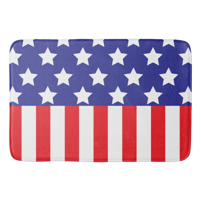 Amerikansk Flagga Badrumsmatta (Framsidan)