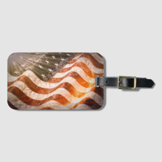 Amerikansk flagga bagagebricka