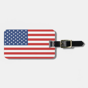 Amerikansk flagga bagagebricka