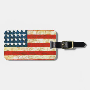 Amerikansk flagga bagagebricka