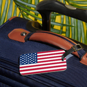 Amerikansk Flagga Bagagebricka