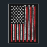 Amerikansk Flagga Baseboll Lag Vintage Rolig Vykort<br><div class="desc">Amerikansk Flagga Baseboll Lag Vintage Rolig design Present Kort Klassisk Samling.</div>