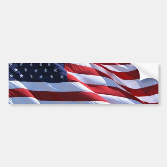 AMERIKANSK FLAGGA BILDEKAL (Framsidan)