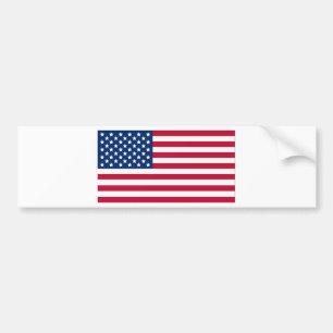 Amerikansk Flagga Bildekal