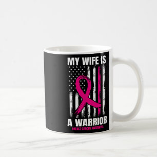 Amerikansk Flagga Breast Cancer Awareness, Maka Hu Kaffemugg