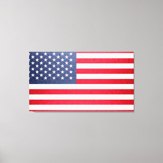 Amerikansk Flagga Canvastryck