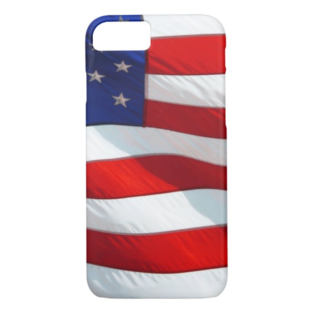 Amerikansk Flagga Case-Mate iPhone Skal (Baksida)