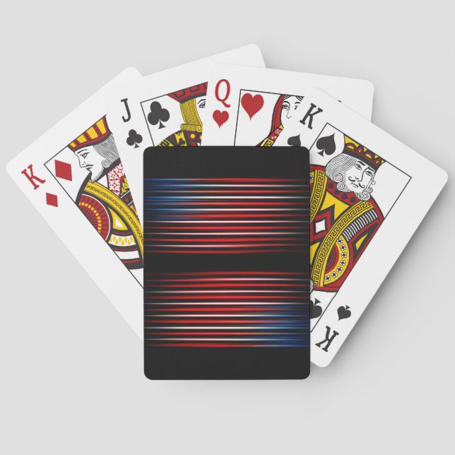 Amerikansk flagga casinokort (Baksidan)