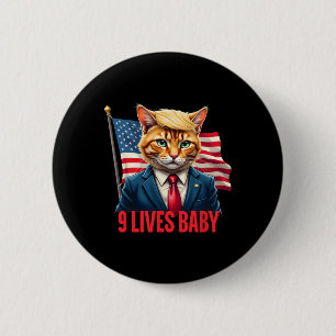 Amerikansk Flagga Cat in Suite Donald Trump Nine L Knapp