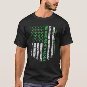 Amerikansk Flagga Ensam Mental Health Awareness No T Shirt