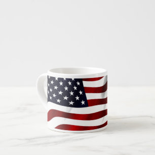 Amerikansk Flagga Espressomugg