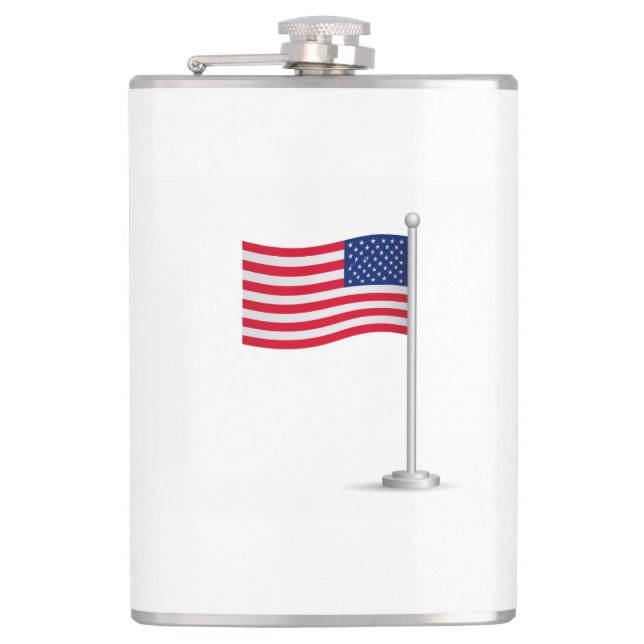 amerikansk flagga fickplunta (Framsidan)