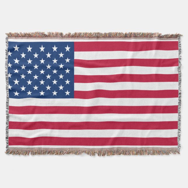 Amerikansk Flagga-filt. Mysfilt (Framsidan)