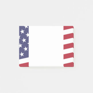 Amerikansk Flagga - Fira USA - 4 juli-klassiskt Post-it Block