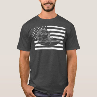Amerikansk Flagga för flygplan T Shirt