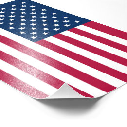 Amerikansk flagga fototryck