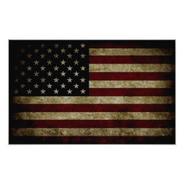 Amerikansk flagga fototryck