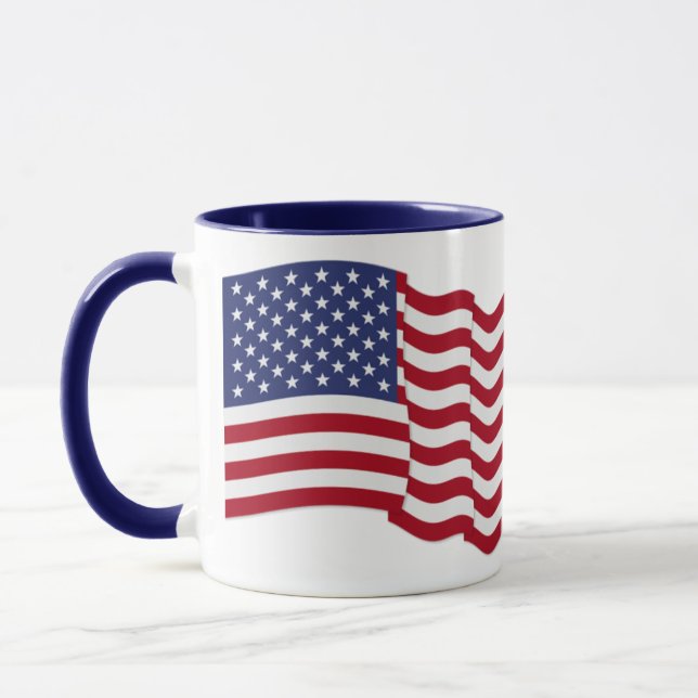 Amerikansk Flagga - Frihet! Mugg (Vänster)