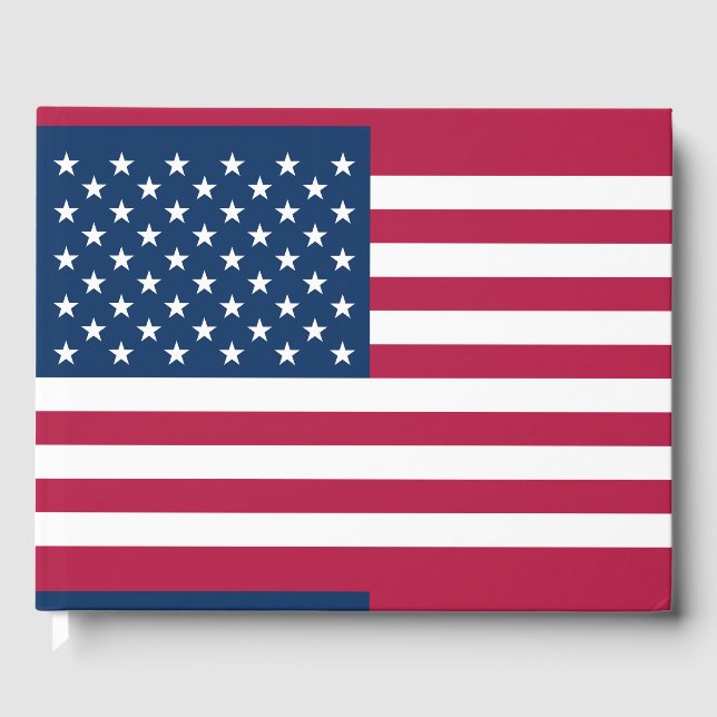 Amerikansk flagga gästböcker (Framsida)