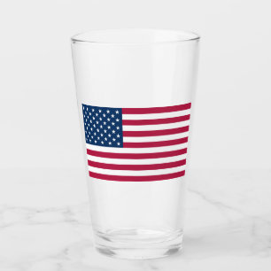 Amerikansk Flagga Glaskopp