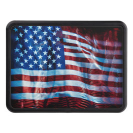 Amerikansk flagga hologram dragkroksskydd