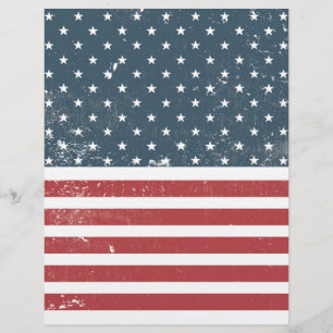 amerikansk flagga i nöd
