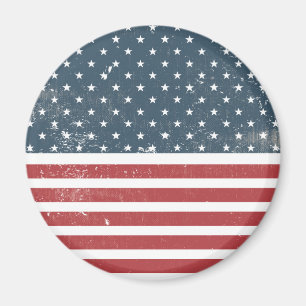 amerikansk flagga i nöd magnet