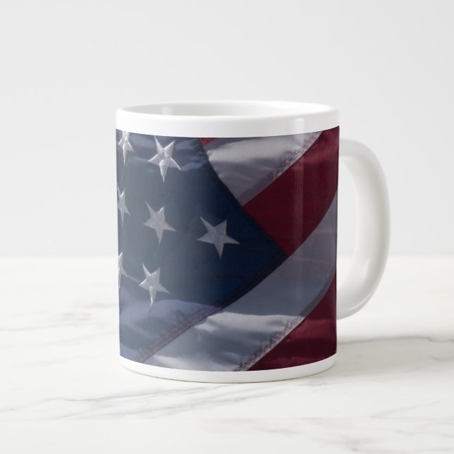 Amerikansk flagga. jumbo mugg (Framsida höger)