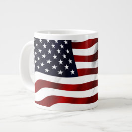 Amerikansk Flagga Jumbo Mugg