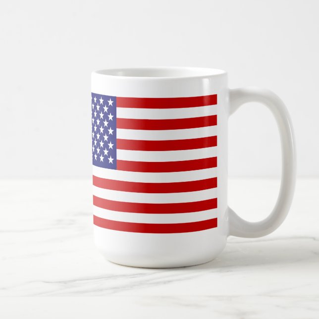 Amerikansk flagga kaffemugg (Höger)