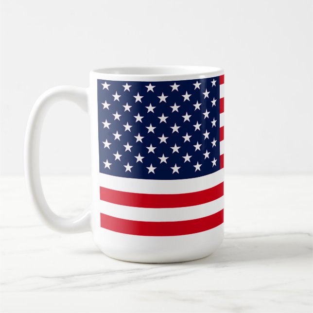 Amerikansk Flagga Kaffemugg (Vänster)