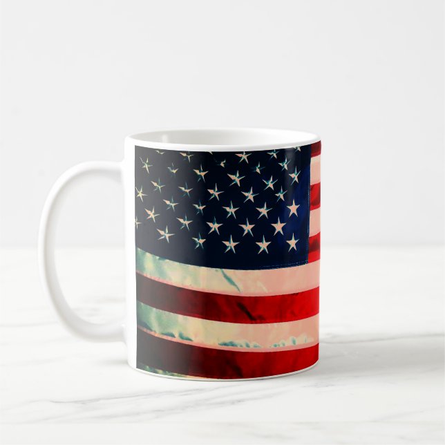 Amerikansk Flagga Kaffemugg (Vänster)