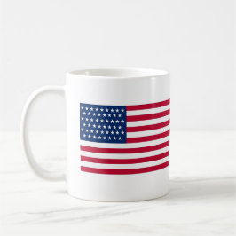 Amerikansk flagga kaffemugg