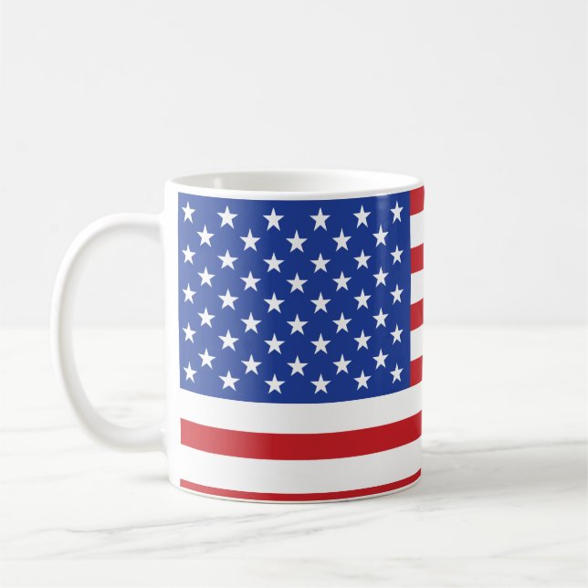 Amerikansk Flagga Kaffemugg (Vänster)