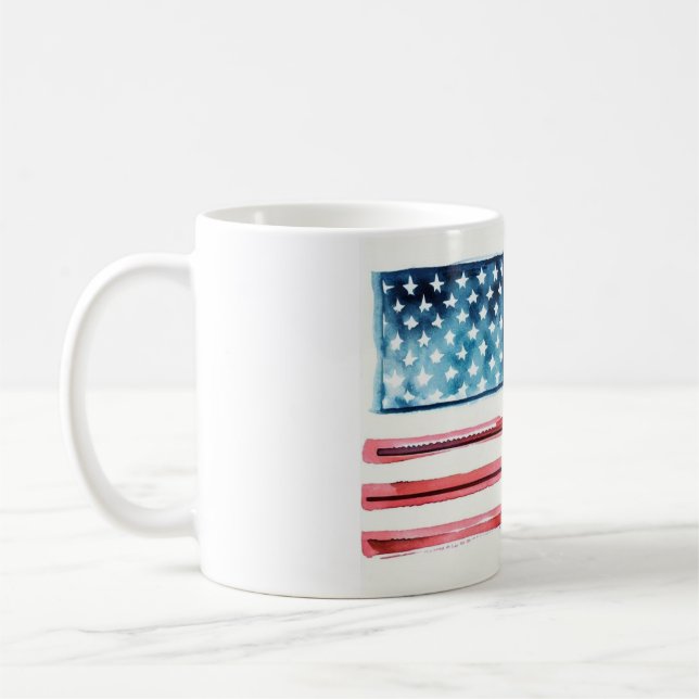 Amerikansk Flagga Kaffemugg (Vänster)
