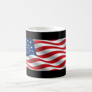 Amerikansk Flagga Kaffemugg
