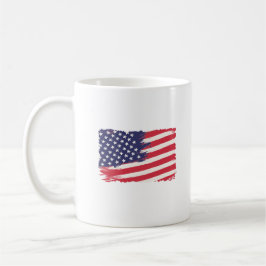 Amerikansk Flagga Kaffemugg