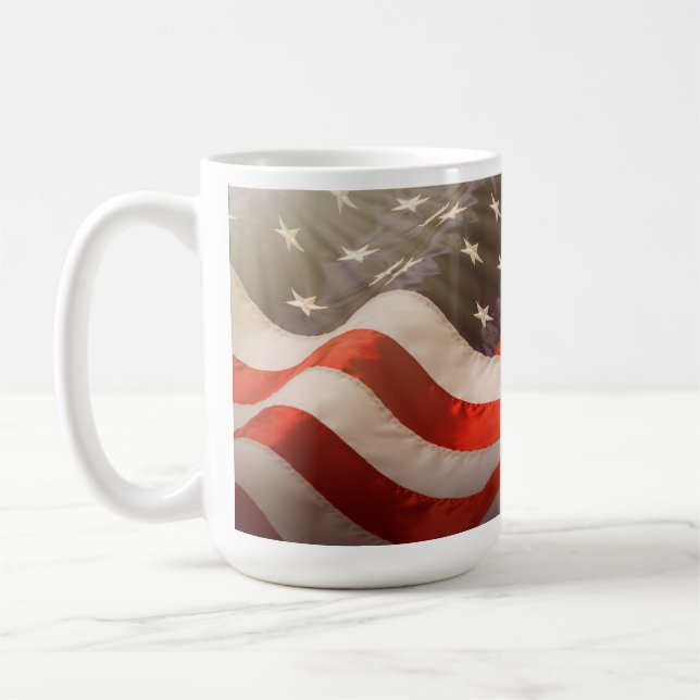 Amerikansk Flagga Kaffemugg (Vänster)