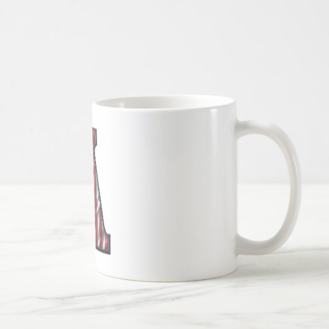 Amerikansk flagga. kaffemugg (Höger)