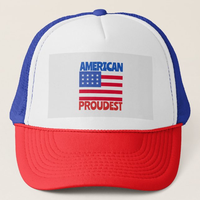 Amerikansk Flagga Keps (Framsida)