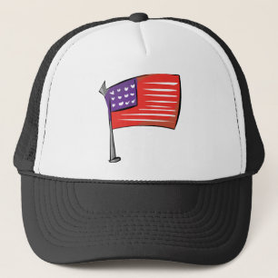 Amerikansk Flagga Keps