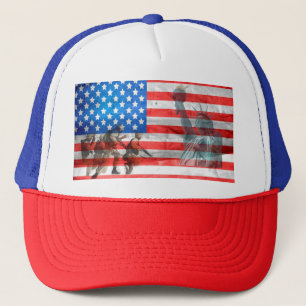 Amerikansk Flagga Keps