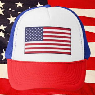 Amerikansk Flagga Keps
