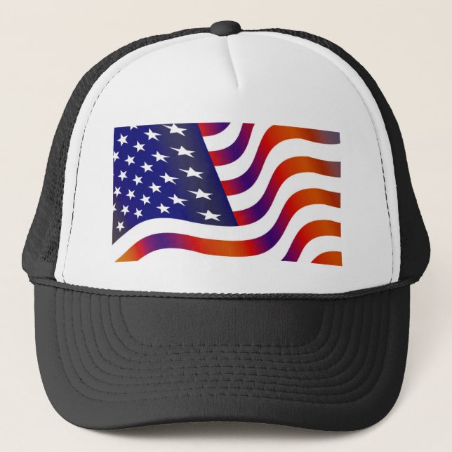 Amerikansk Flagga Keps (Framsida)