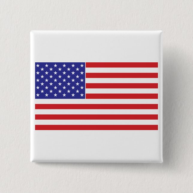 Amerikansk Flagga Knapp (Framsida)