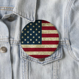 Amerikansk Flagga Knapp