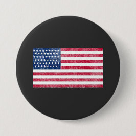 Amerikansk flagga knapp